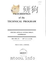 Proceedings of the technical program;electro-optical systems design Conference.（ PDF版）