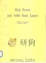 High-power Solid State Lasers 1986.     PDF电子版封面     