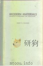 Modern Materials.vol.1     PDF电子版封面     