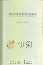 Modern Materials.vol.2     PDF电子版封面     