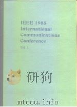 IEEE 1985 International Communications Conference Vol.3     PDF电子版封面     