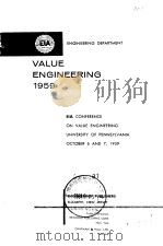 VALUE ENGINEERING 1959     PDF电子版封面     