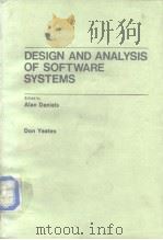 Desing and analysis of software systems 1983     PDF电子版封面  0894332120   