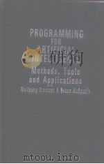 PROGRAMMING FOR ARTIFICIAL INTELLIGENCE Methods Tools and Applications（ PDF版）