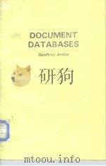 Document Datavases     PDF电子版封面  0442281854   