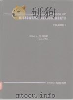 HANDBOOK OF MICROWAVE MEASUREMENTS VOLUME Ⅰ-Ⅱ     PDF电子版封面    M.SUCHER and J.FOX 