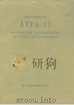 ATFA-77 advanced techniques in failure analysis 1977     PDF电子版封面     