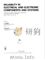 Reliability in electrical and electronic components and sistems I982（ PDF版）