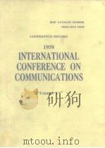 1978 International conference on communications.Vol.1.1978     PDF电子版封面     