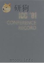 ICC'81 conference record.boston.V.1     PDF电子版封面     