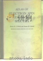 ATLAS OF ELECTRON SPIN RESONANCE SPECTRA（ PDF版）
