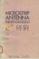 microstrlp antenna THE Ory and des IGN     PDF电子版封面  0906048575  J.R.JAMES 