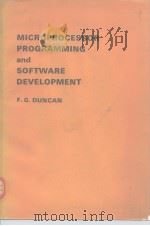 Microprocessor programming and software development.1979.     PDF电子版封面     