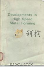 Developments in high speed metal forming     PDF电子版封面    R.Davies 