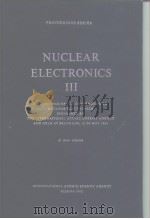 Proceedings of the conference on nuclear electronics III     PDF电子版封面     