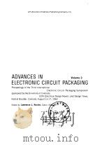 ADVANCES IN ELECTRONIC CIRCUIT PACKAGING Volume 3     PDF电子版封面     