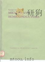 Special issue on MICROWAVE SEMICONDUCTIRS     PDF电子版封面     