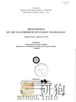 Proceedings of the 7th symposium on fusion technology.1972.     PDF电子版封面     