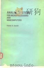 Analog systems for microprocessors and minicomputers 1978     PDF电子版封面  0879090359   