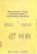 Microcomputer-Analog Converter Software And Hardware Interfacing     PDF电子版封面     