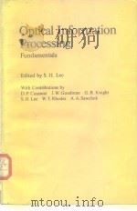Optical information prccessing Fundamentals 1981（ PDF版）
