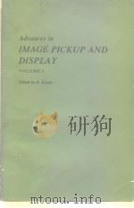 Advances in image pickup and display v.3 1977（ PDF版）