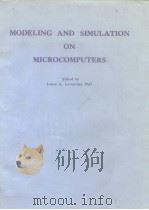 Modeling and Simulation on Microcomputers 1981.     PDF电子版封面     