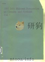 1991 34TH Midwest Symposium on Circuits and Systems Vol.1-2     PDF电子版封面     