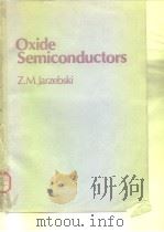 Oxide semiconductors.     PDF电子版封面     