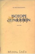 Isotope Separation     PDF电子版封面     