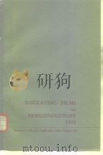Insulating gilms on-semiconductors.1979     PDF电子版封面     