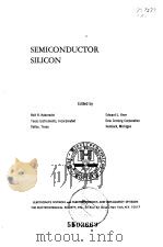 Semiconductor Silicon     PDF电子版封面     