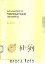 Introduction to Natural Language Processing     PDF电子版封面  0835932540   