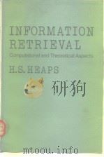 Information retrieval;computation and Theoretical Aspects 1978.     PDF电子版封面  0123357500   
