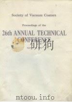 26th Annual Tachnical Conference 1983     PDF电子版封面     