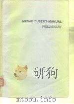 MCS-85 T.M. user's manual 1978     PDF电子版封面     