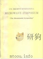 1976 IEEE MTT-s international microwave sym0osium     PDF电子版封面     