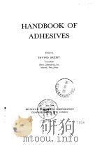 Handbook of Adhesives（ PDF版）