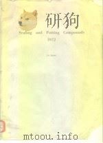 Sealing and potting compounds 1972.     PDF电子版封面     