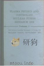 Plasma Physics and controlled Nuclear Fusion Research 1976 Vol.1     PDF电子版封面     