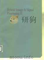 Hybrid Image & Signal Processing II     PDF电子版封面  0819403482   