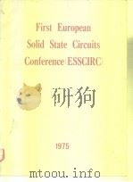 First European Solid State Circuits Conference(ESSCIRC)     PDF电子版封面  0852961499   