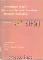 Transaions of the 8th Prague conference on information theory statistional decision functions random     PDF电子版封面     