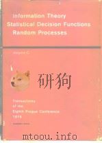 Information theory statistical decision functions random Processes vol.c.transactions of the eighth     PDF电子版封面     