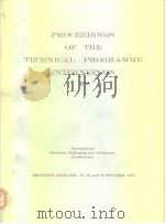 Proceedings of the technical Programme internercon '78     PDF电子版封面     