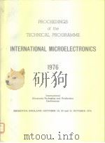 Proceedings of the technical Programme international microelectronics 1976     PDF电子版封面     