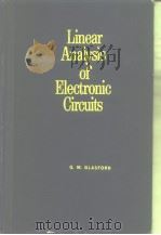 Linear analysis of electronicircuits     PDF电子版封面     