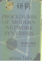 Procedures of modern network synthesis     PDF电子版封面     