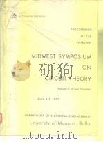 Proceedings of the 15th Midwest Symposium on Cirouit Theory 1972     PDF电子版封面     