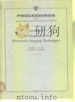 Developments in Electronic Imaging Techniques     PDF电子版封面  0892523034   